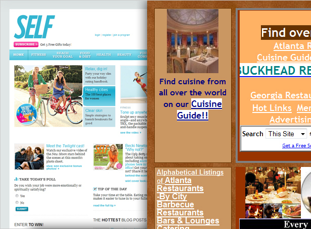 豐富的內(nèi)容 VS 雜亂無(wú)章